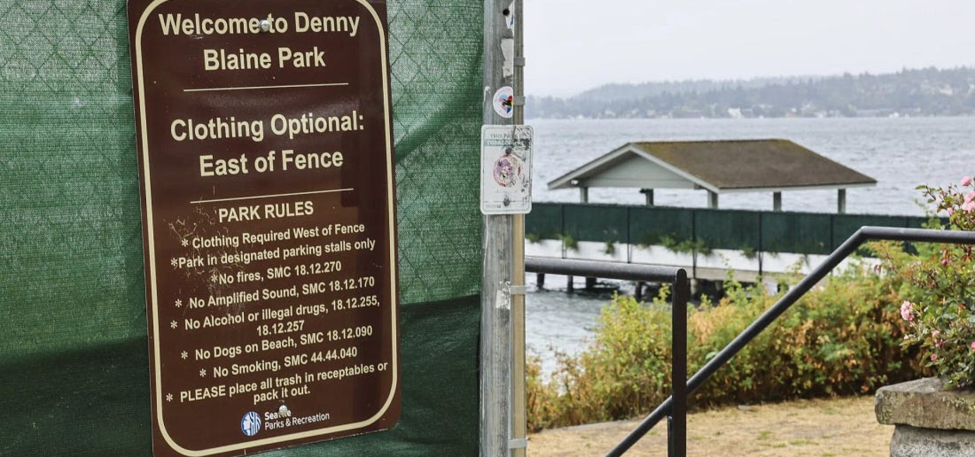 Fenced in at Denny Blaine